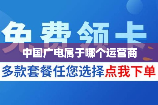 中国广电属于哪个运营商