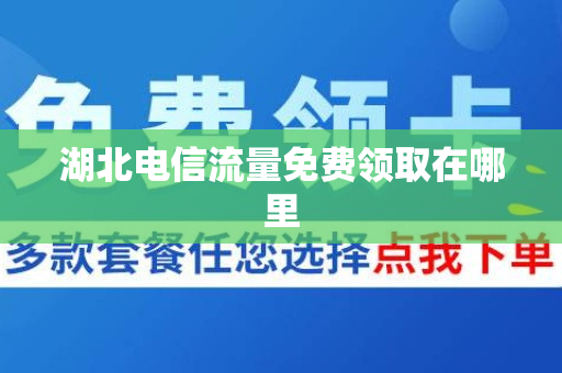 湖北电信流量免费领取在哪里