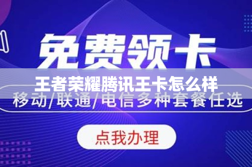 王者荣耀腾讯王卡怎么样