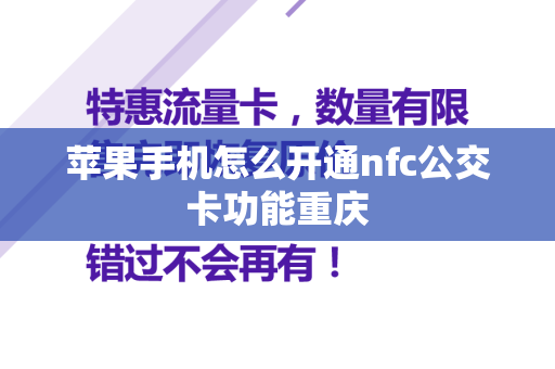 苹果手机怎么开通nfc公交卡功能重庆