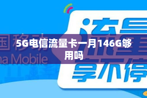 5G电信流量卡一月146G够用吗