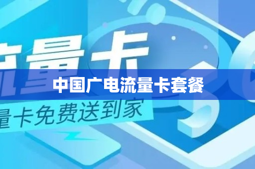 中国广电流量卡套餐