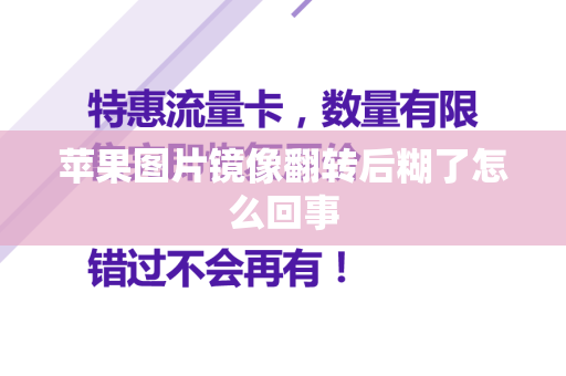 苹果图片镜像翻转后糊了怎么回事