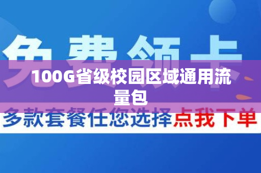 100G省级校园区域通用流量包
