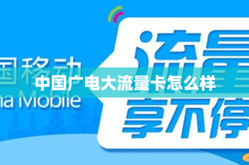 中国广电大流量卡怎么样