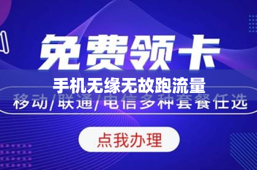 手机无缘无故跑流量