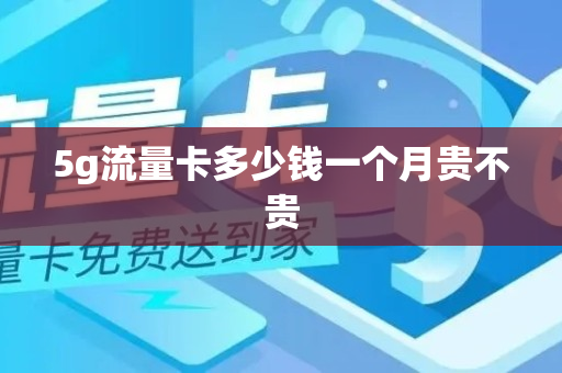 5g流量卡多少钱一个月贵不贵