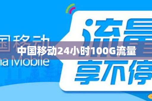 中国移动24小时100G流量