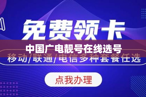 中国广电靓号在线选号