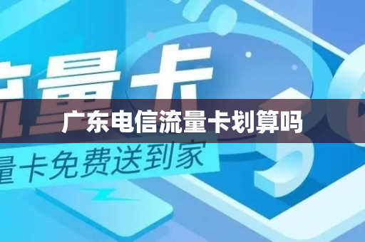 广东电信流量卡划算吗
