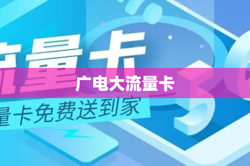 广电大流量卡