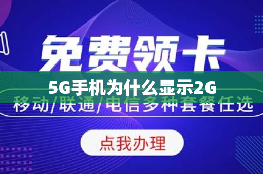 5G手机为什么显示2G